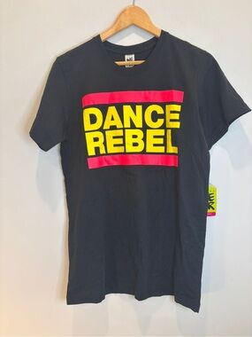 Zumba Dance Rebel Tee XS/S Bold Black - Unissex - XS Men’s - S Women’s -